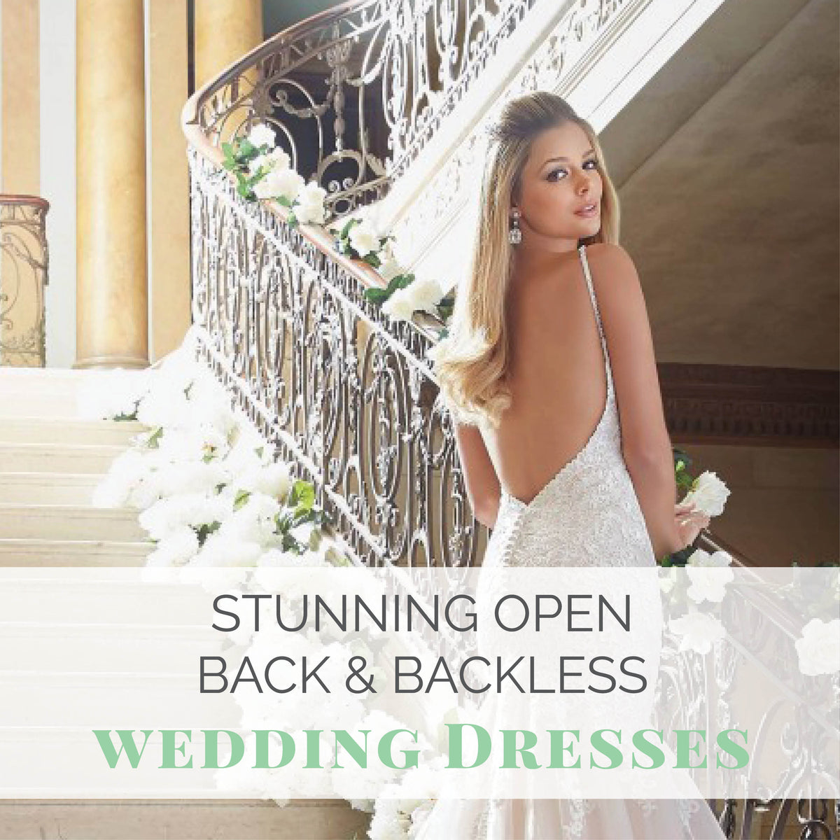 Stunning Open Back & Backless Wedding Dresses Wedding Shoppe Stunning Open Back & Backless Wedding Dresses Wedding Shoppe