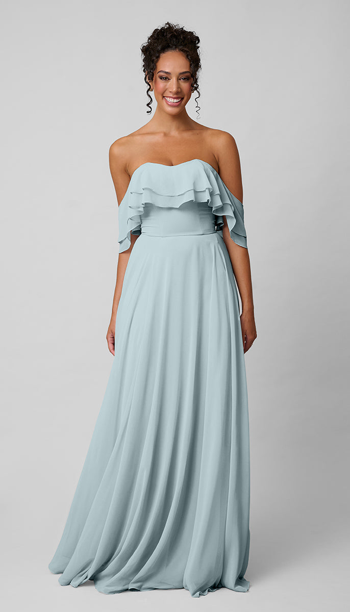 Kennedy Blue Allison Platinum Bridesmaid Dress | Wedding Shoppe Kennedy Blue Allison Platinum Bridesmaid Dress | Wedding Shoppe