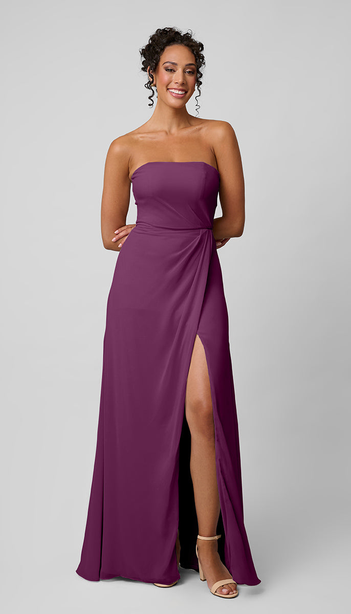 Kennedy Blue Audrey Platinum Bridesmaid Dress | Wedding Shoppe Kennedy Blue Audrey Platinum Bridesmaid Dress | Wedding Shoppe