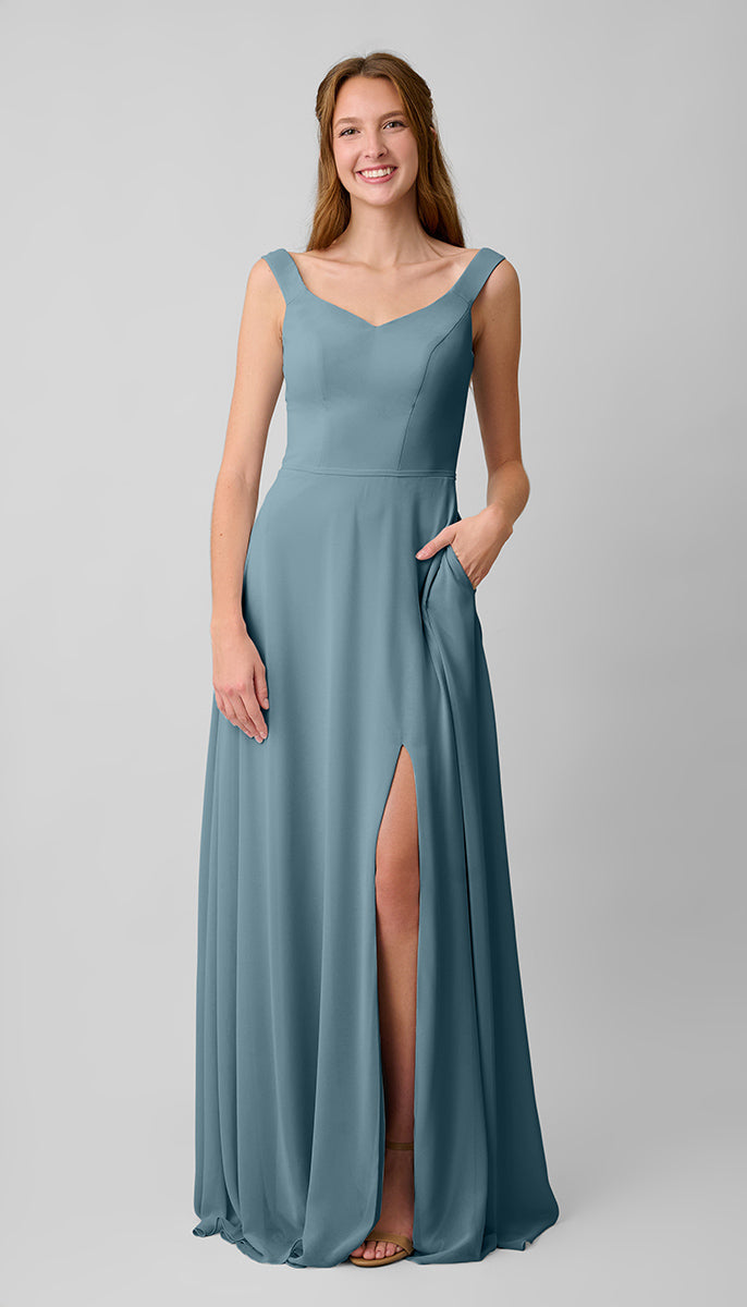 Kennedy Blue Haley Platinum Bridesmaid Dress The Wedding Shoppe
