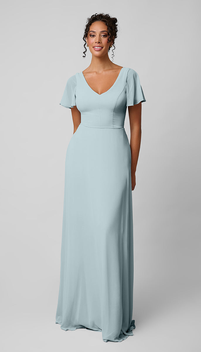 Kennedy Blue Katie Platinum Bridesmaid Dress