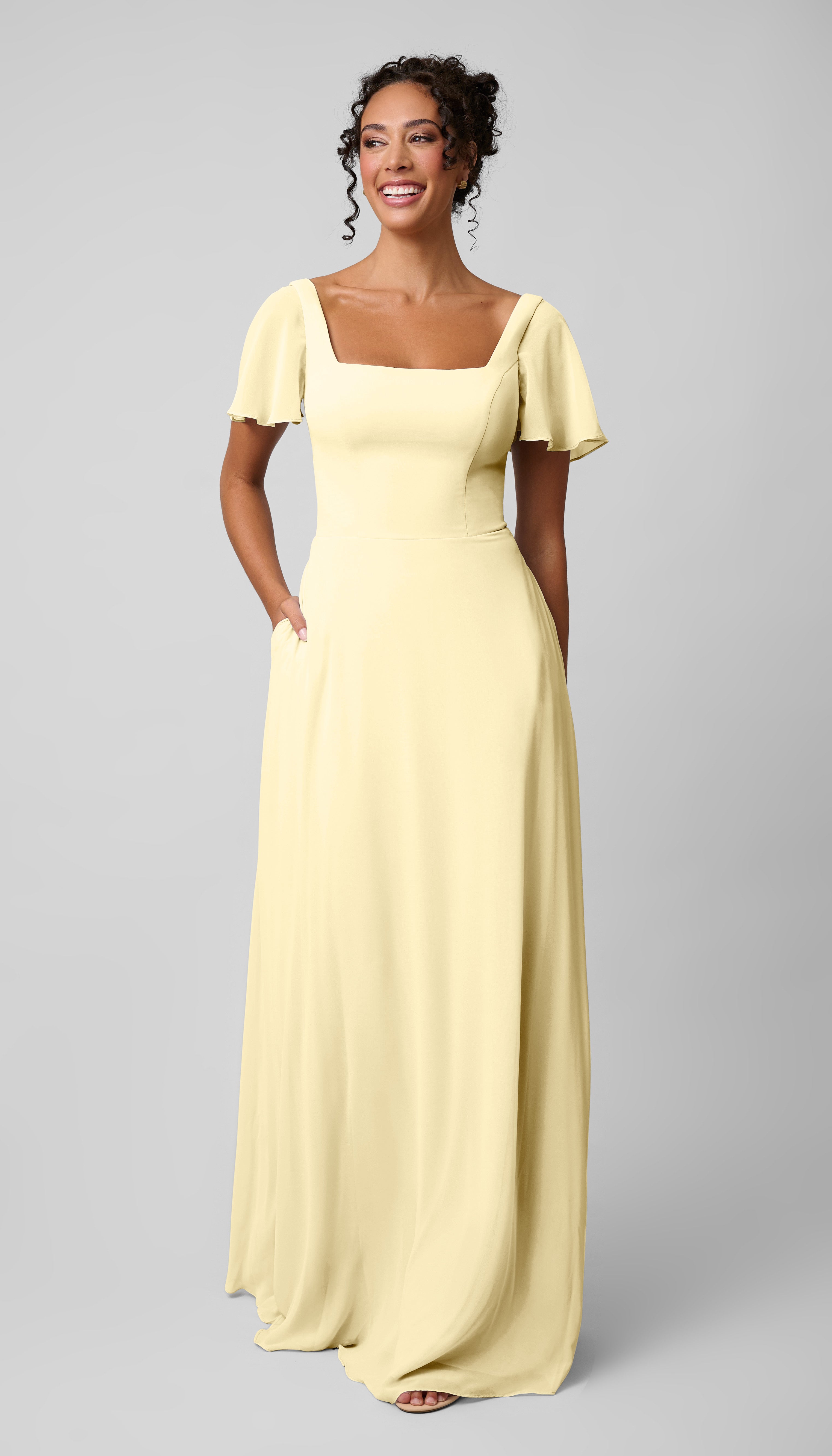 buttercup bridesmaid dress KissProm
