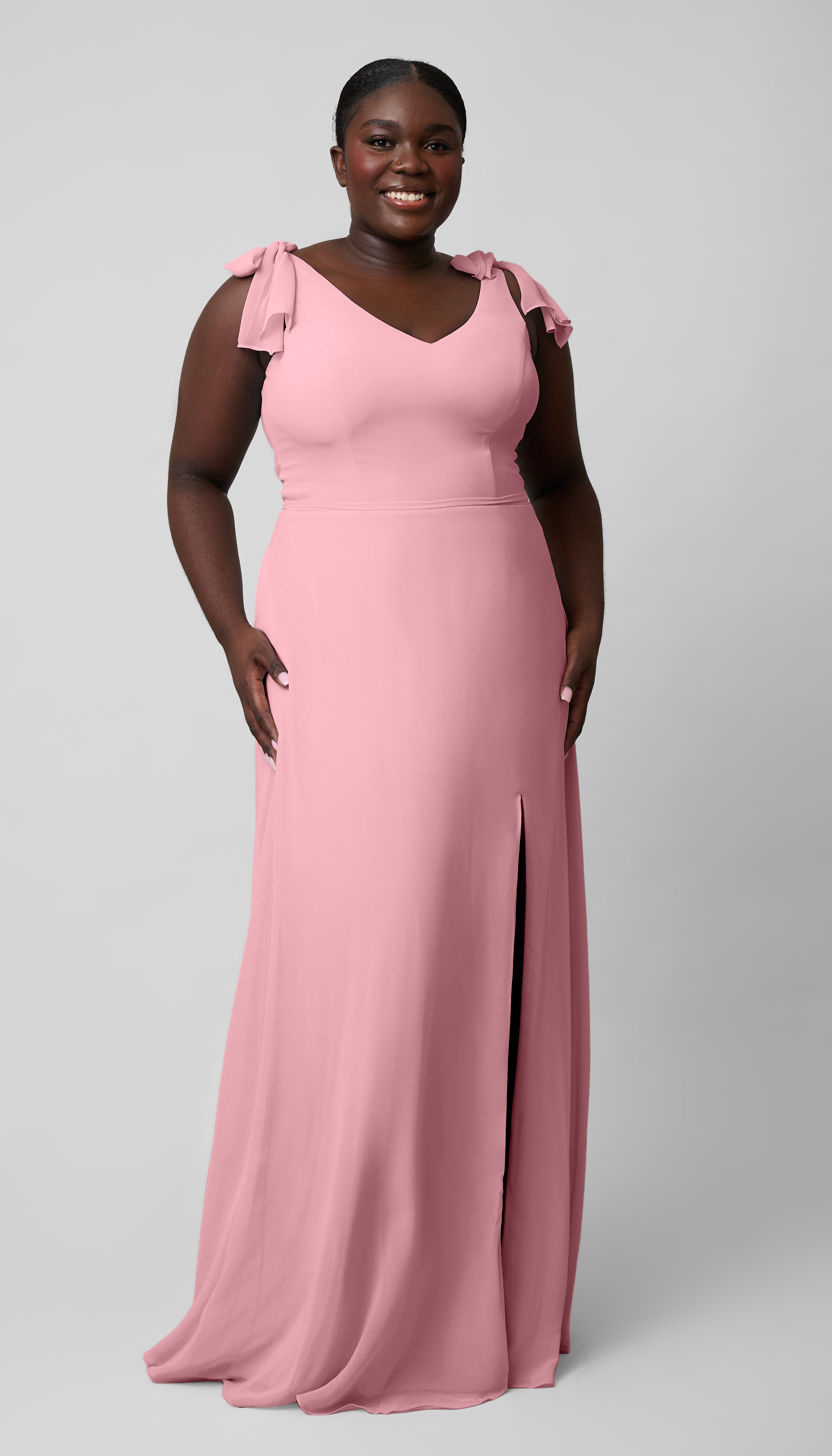 Yellow chiffon maxi wedding dress (919) Yellow chiffon maxi wedding dress (919)