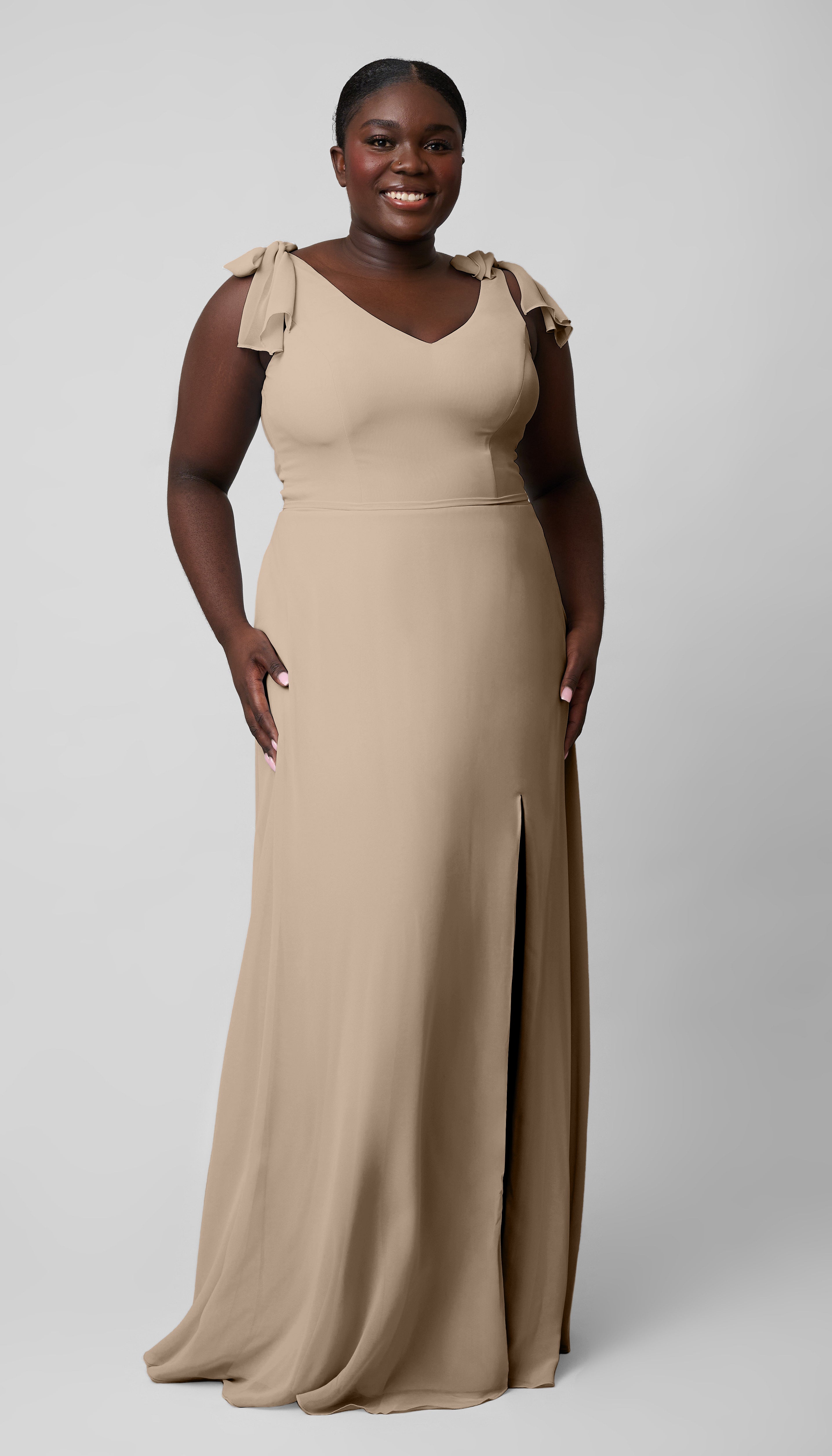Kennedy Blue Leah Platinum Bridesmaid Dress