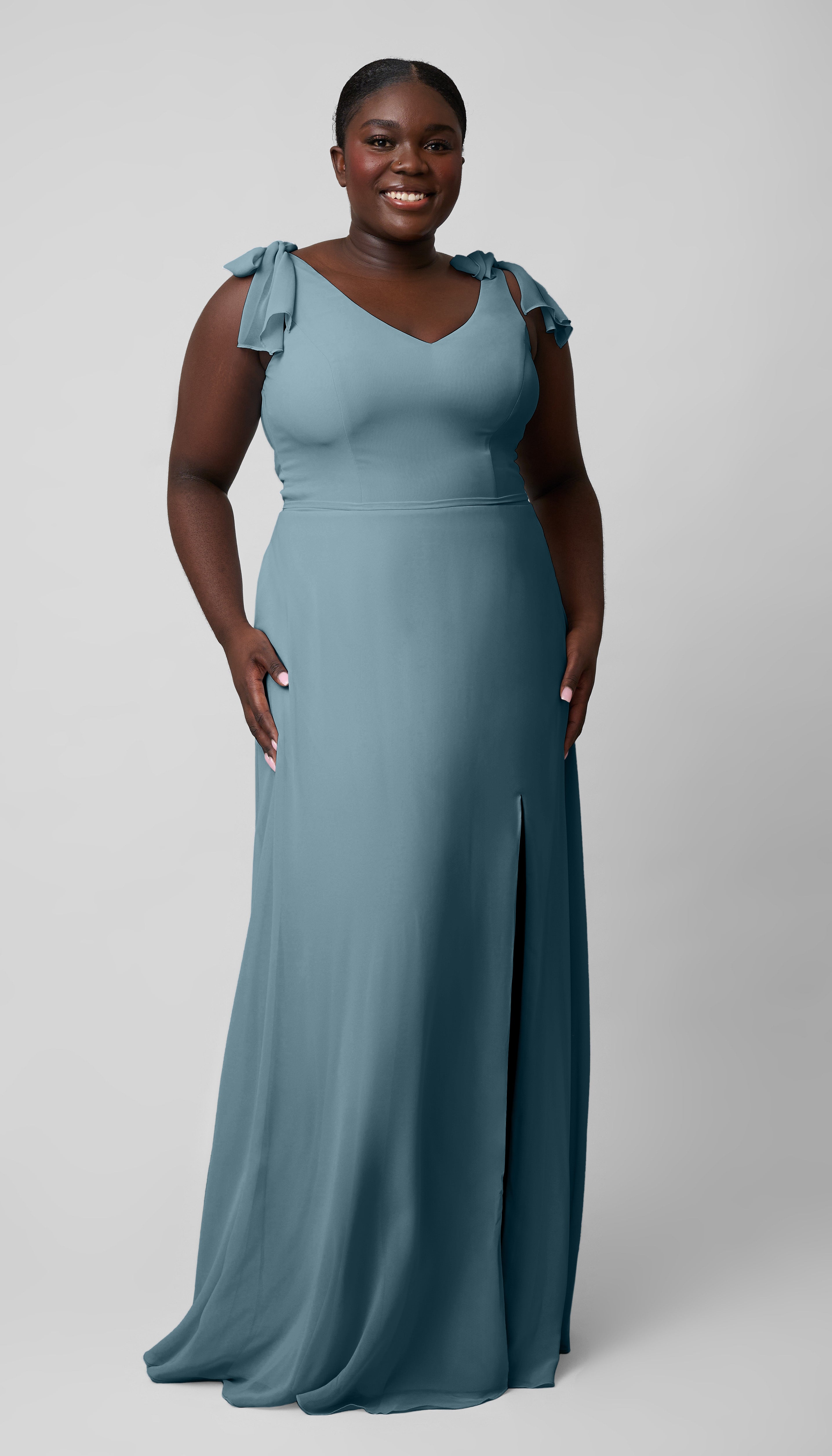 slate blue plus size bridesmaid dresses Plus Size Bridesmaid Dresses Satin Off The Shoulder Lisposa