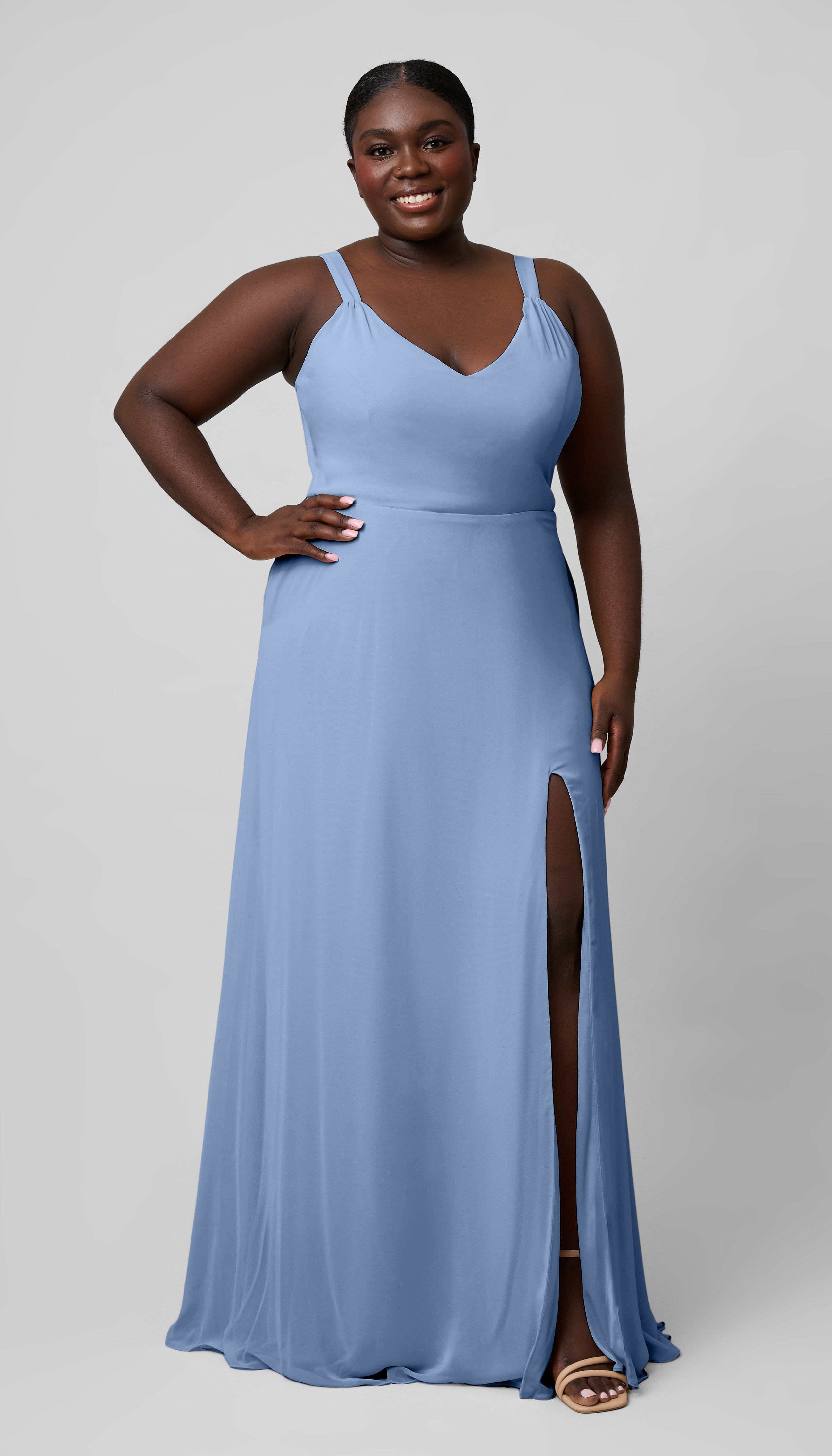 Kennedy Blue Meg Platinum Bridesmaid Dress