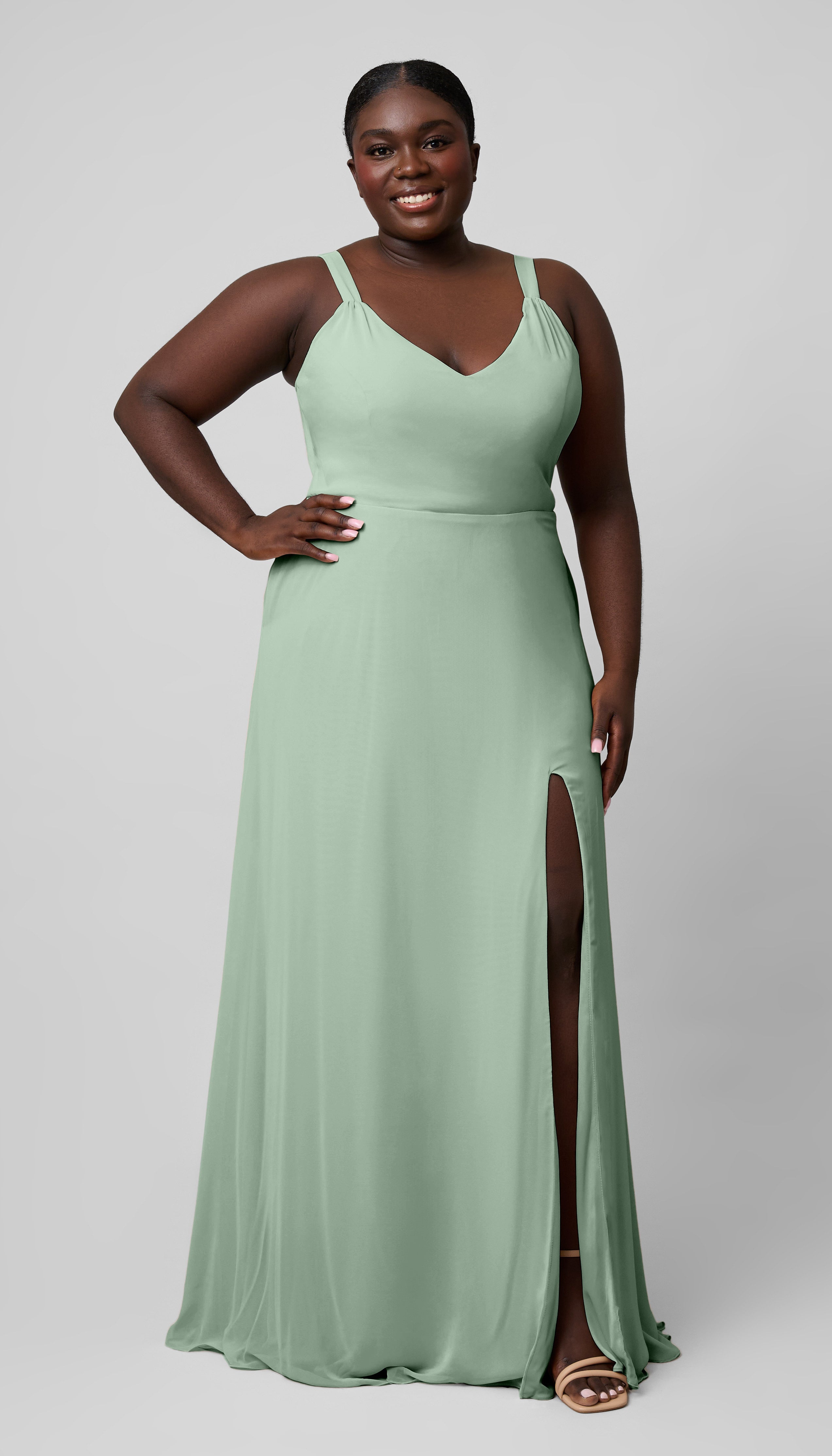 sea glass green bridesmaid dresses Kennedy Blue Meg Platinum Dress neck chiffon bridesmaid dress easy dress pattern Size:XL (17-17.5 / 32-33) Calvin Klein Women's Scuba