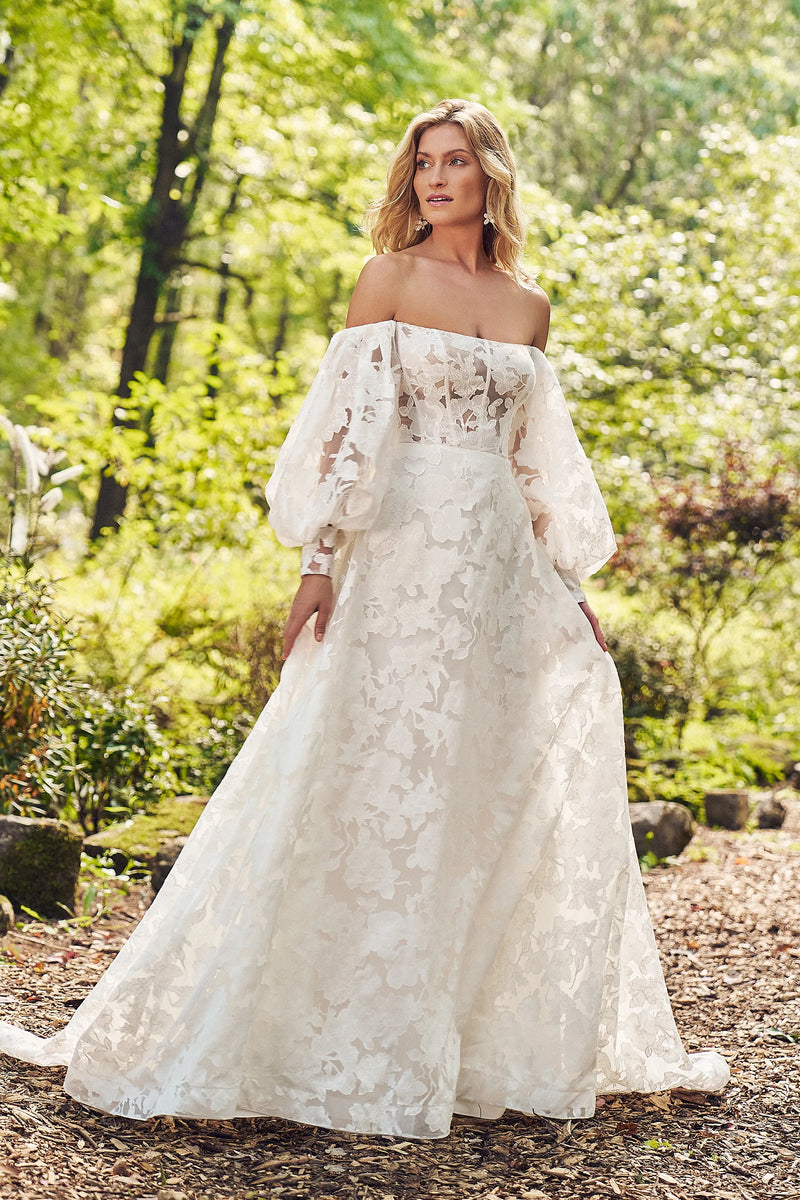 lillian west long sleeve wedding dress Lillian West