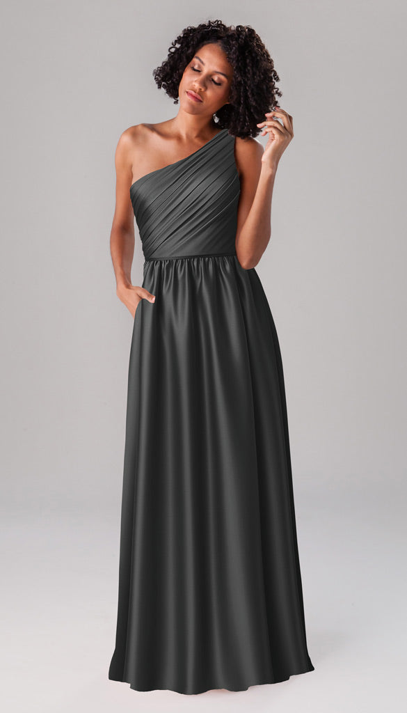 Kennedy Blue Athena Luxe Satin Bridesmaid Dress – Wedding Shoppe