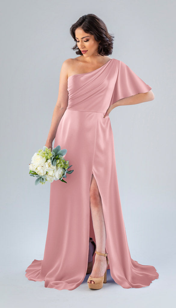Kennedy Blue Blake Luxe Satin Bridesmaid Dress