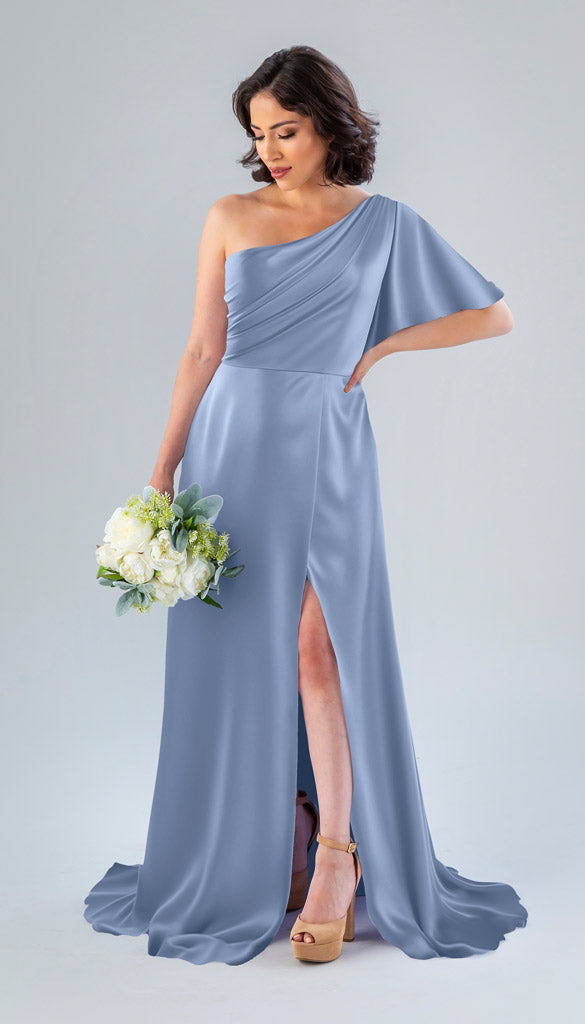 Kennedy Blue Blake Luxe Satin Bridesmaid Dress
