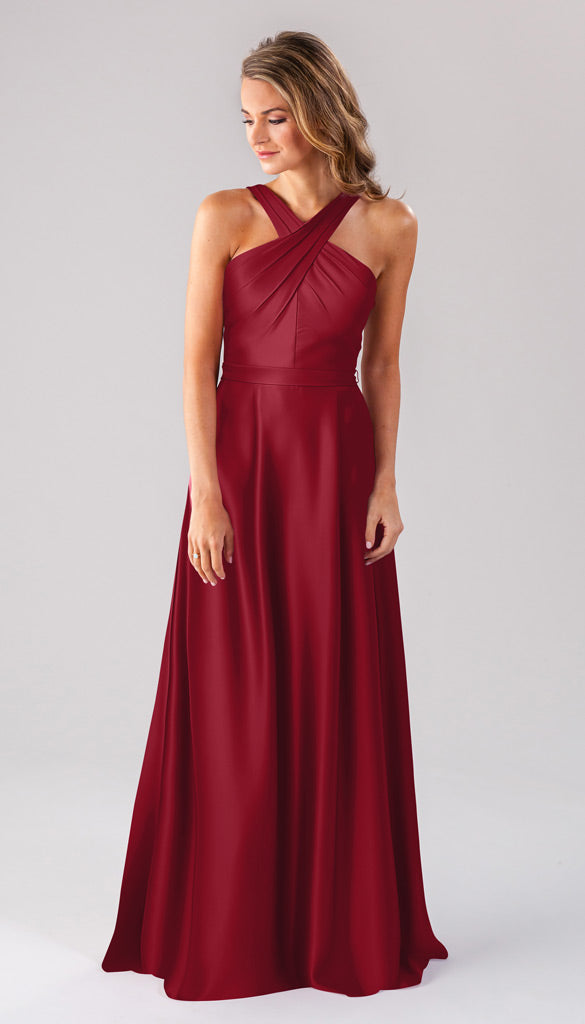 Kennedy Blue Elena Luxe Satin Bridesmaid Dress – Wedding Shoppe