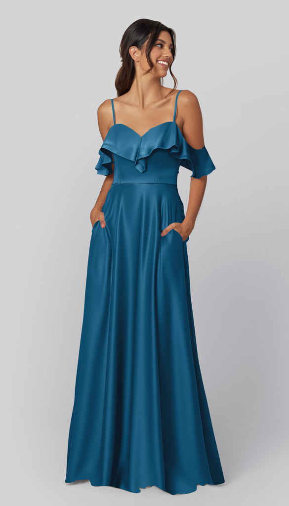 Kennedy Blue Emily Luxe Satin Bridesmaid Dress – Wedding Shoppe