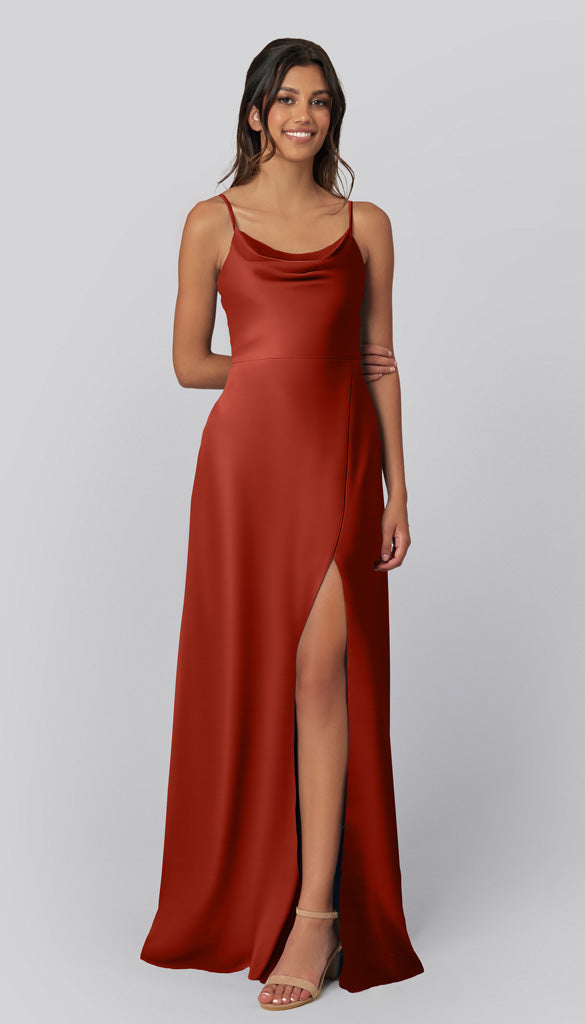 Felicity Luxe Satin Bridesmaid Dress