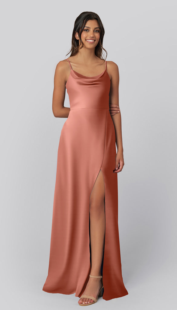 Felicity Luxe Satin Bridesmaid Dress