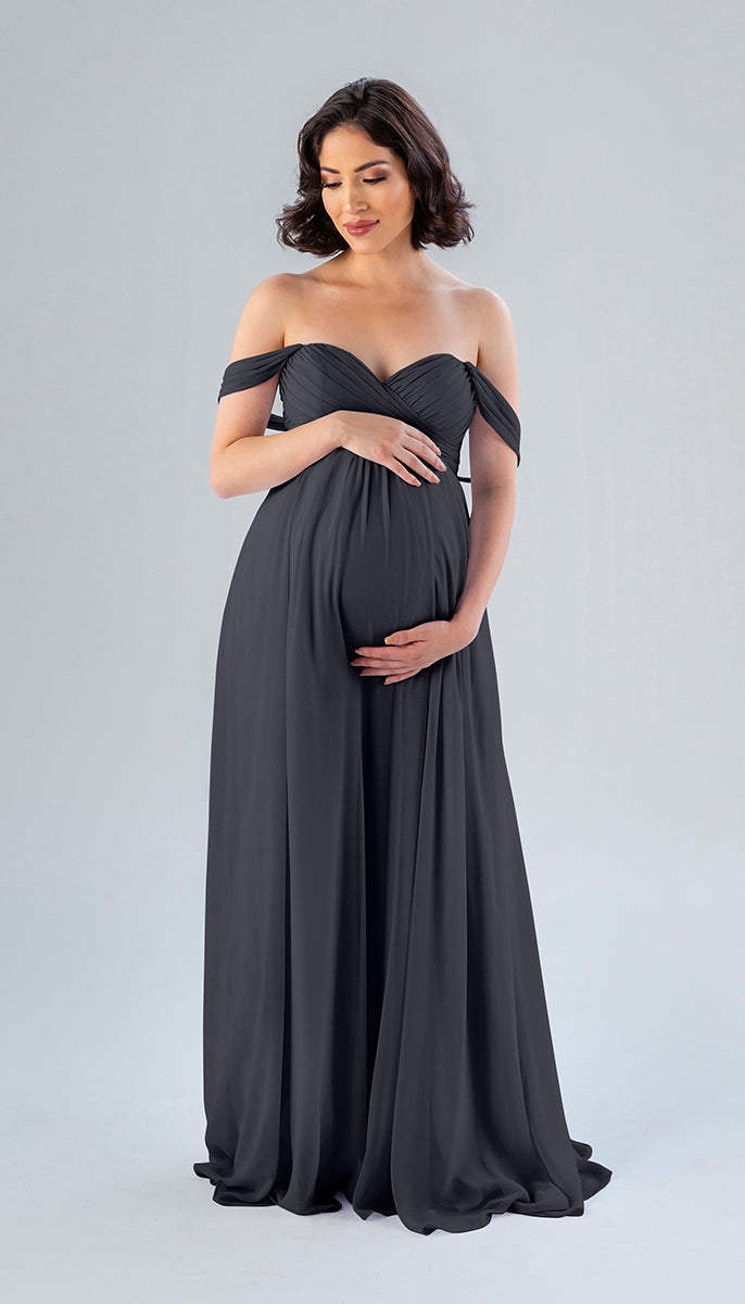 color cornflower blue bridesmaid dresses Kennedy Ilsa KM28102 Maternity Dress – Wedding Shoppe creating a timeless and Size:Y/10 Navy Blue Sequin Strapless edit: AW26 Holiday