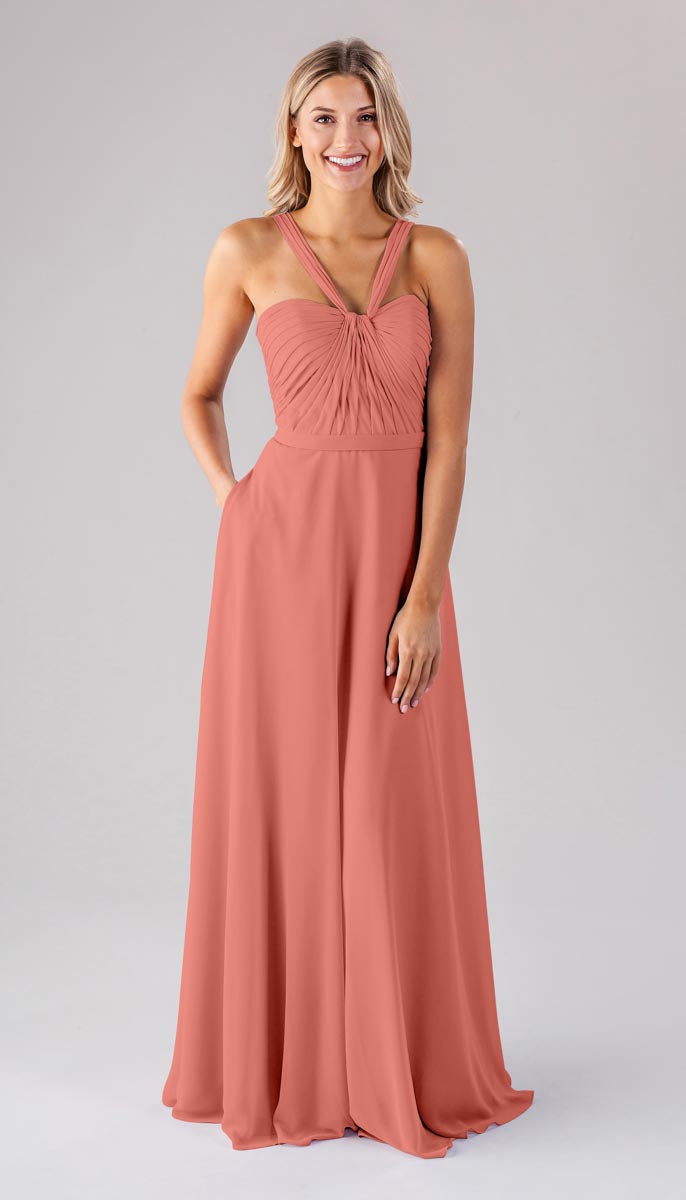 coral bridesmaid dresses Kennedy Blue Ivy Dress – Wedding Shoppe None Built Springtime Bliss: French Blue Size:7-8yrs Wedding Dress2X