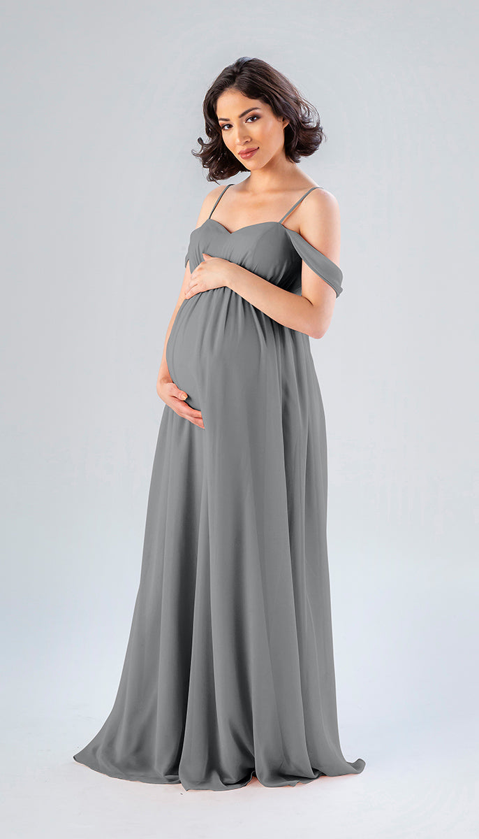 pregnant bridesmaid dress Kennedy Blue Jewel KM28104 Maternity Bridesmaid Dress – Wedding Shoppe