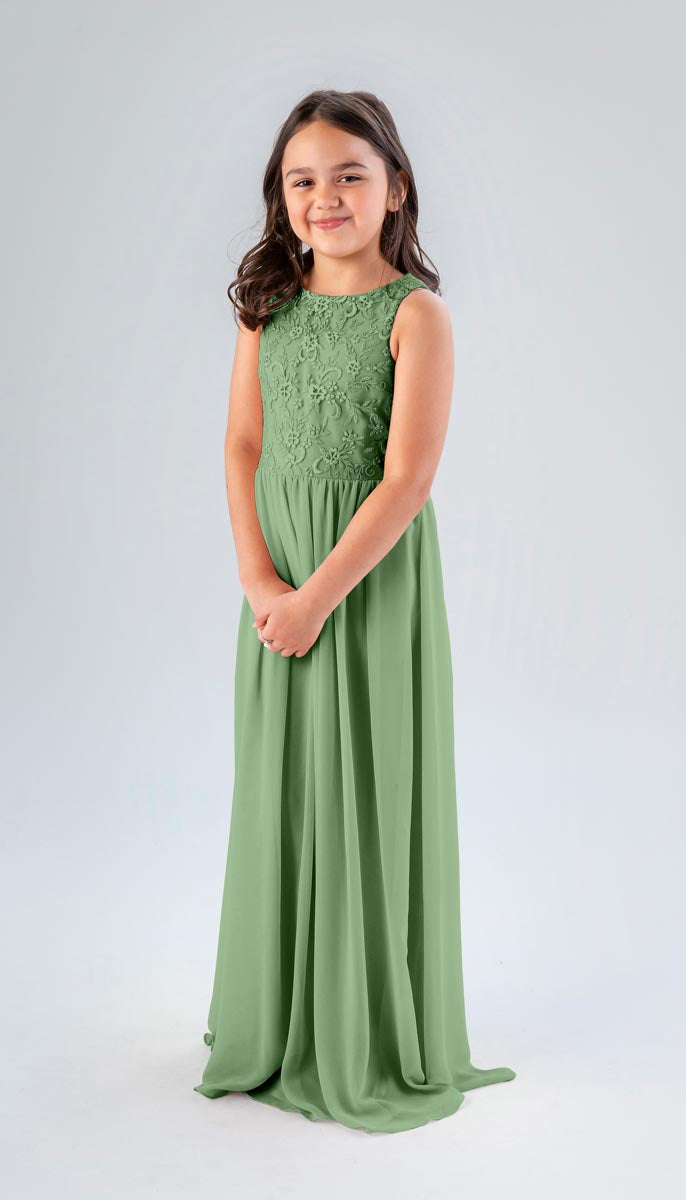 forest green junior bridesmaid dress Kennedy Blue Keaton – Wedding Shoppe Size:3XL - 20 UK Green Mockneck Beaded Long Moisture Wicking Tulle this dress is sure