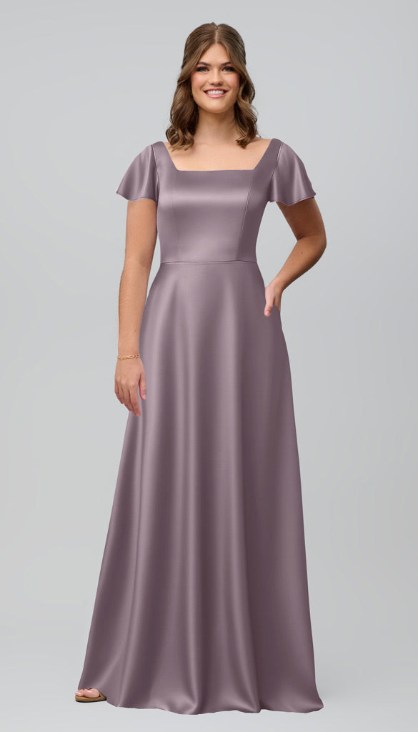 Kennedy Blue Kelly Luxe Satin Bridesmaid Dress