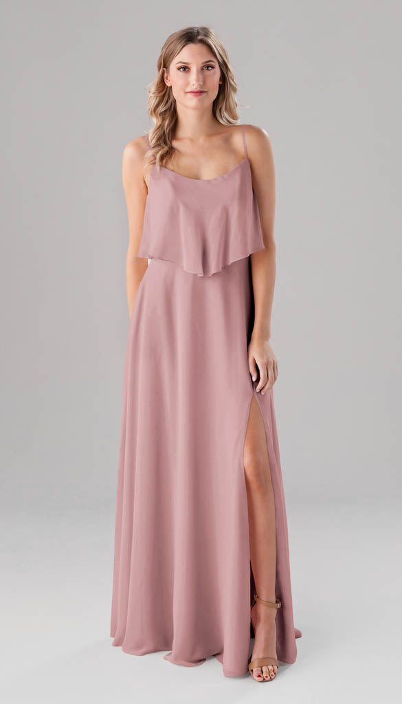 ella bridesmaid dresses Desert Rose
