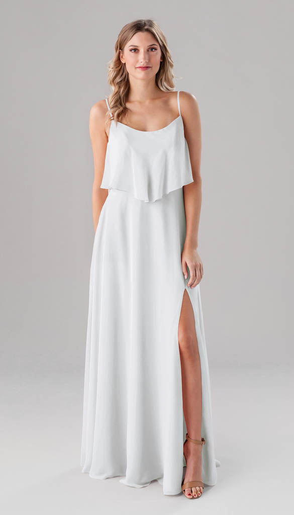 ella bridesmaid dresses White The dress has a
