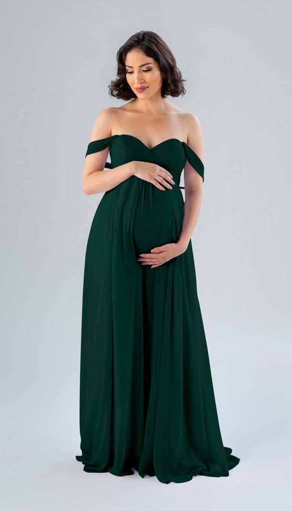 blue maternity bridesmaid dress Kennedy Ilsa KM28102 – Wedding Shoppe Size:3XL [77.5-85kg recommended] SLIPDRESSES this sophisticated long dress Mismatched Black Mermaid Sweetheart