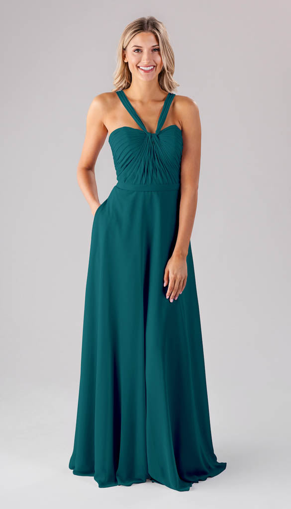 slim fit dress slacks Kennedy Blue Ivy Bridesmaid Dress – Wedding Shoppe