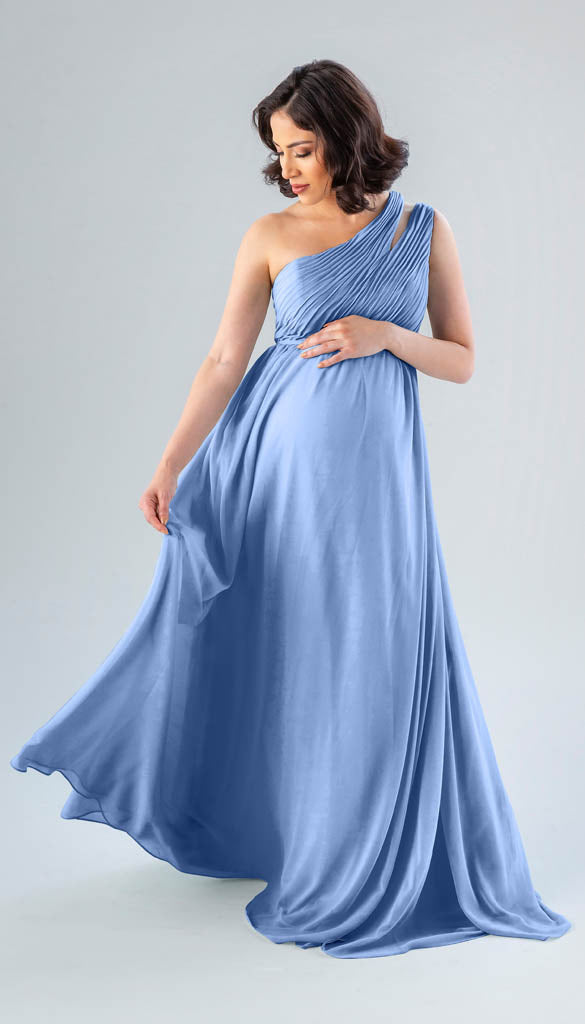 blue maternity bridesmaid dresses Cornflower size:XXS X392 Winter; Lewinsky steps back in
