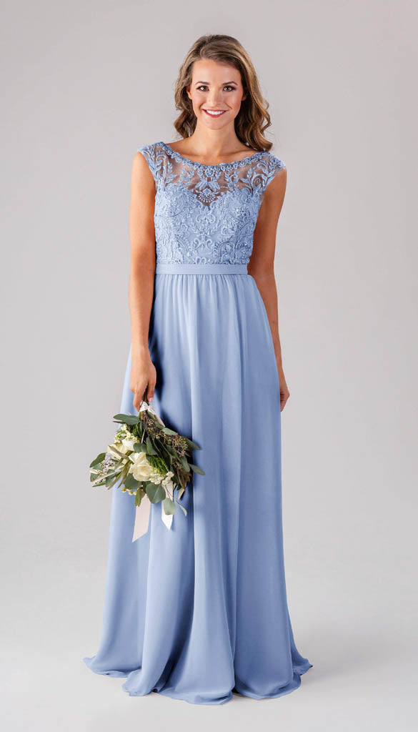 Lace Mid Blue Bridesmaid Dresses Kennedy Blue Kinsley Beaded Bridesmaid  Dress  Wedding Shoppe