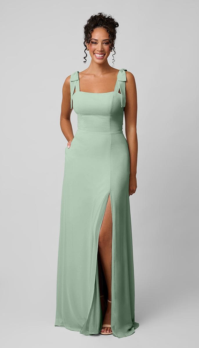 princess polly baby blue dress Kennedy Blue Sofia Platinum Bridesmaid Dress