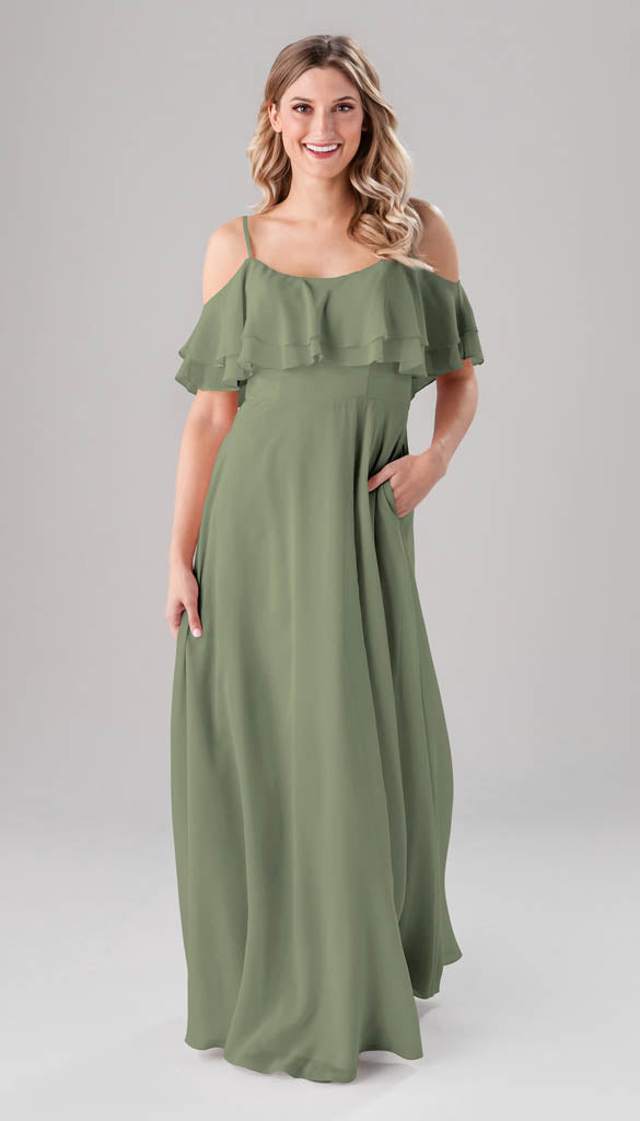 bridesmaid dresses logan Logan Dress, in Chocolate Luxe Satin, Size: Medium | Show Me Your Mumu
