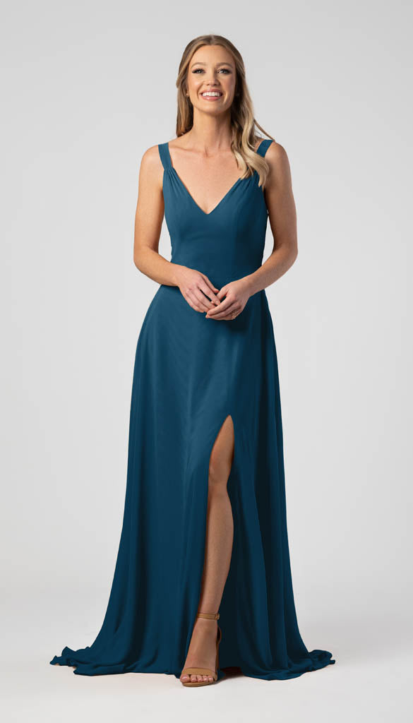 nautical bridesmaid dresses Kennedy Blue Meg Dress Size:Customer size