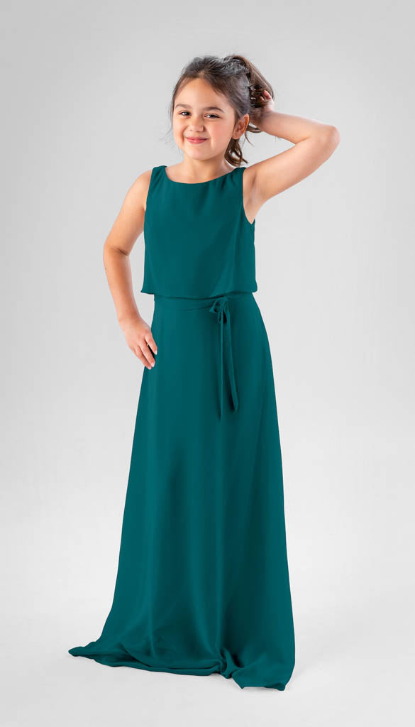 Teal junior bridesmaid dresses hotsell