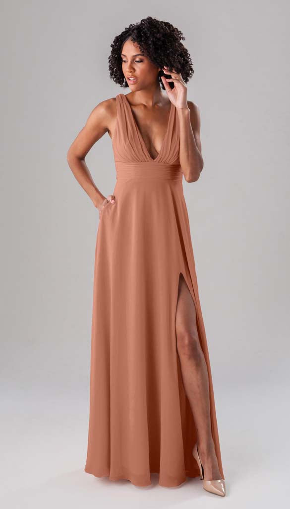 Rosy latte bridesmaid dresses cheap