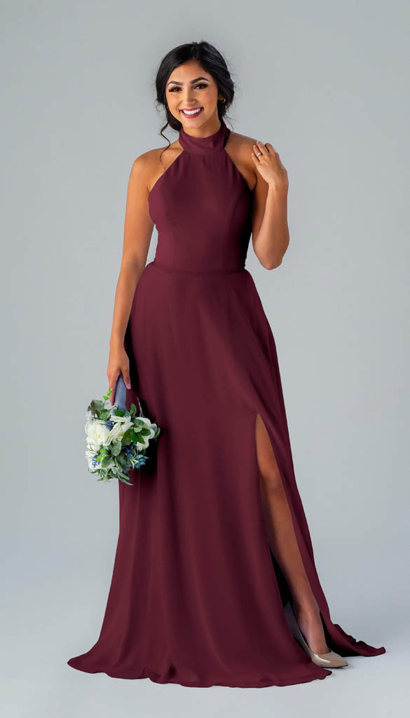 Bordeaux bridesmaid dress sale