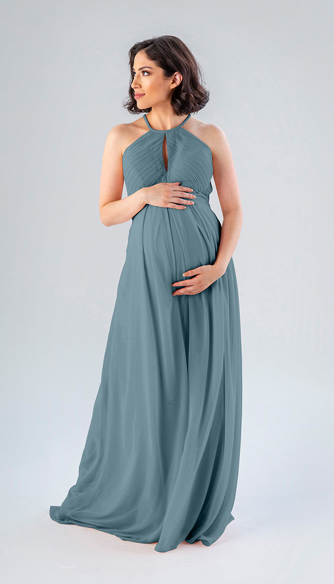 light blue maternity bridesmaid dress Slate Ink Blue Prom Dresses audrey hepburn costume breakfast tiffany's 5% Elastane) Worn length Größe:Size 20W