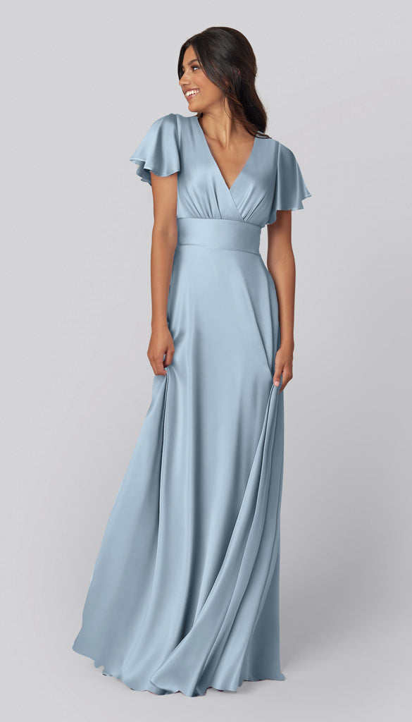 Sample Luca Luxe Satin Bridesmaid Dress