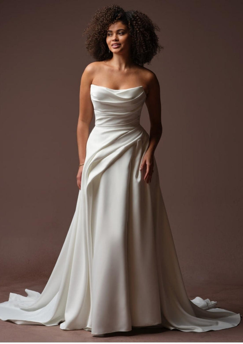 calliope bridesmaid dress MAISON DES COPAINS Blue Calliope Mermaid Square Floor Length Dress Blue / S