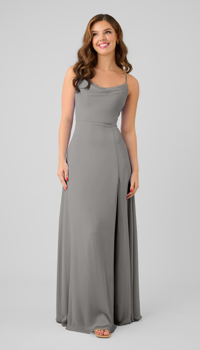 grey bridesmaid dresses Miller adjustable fit dress Above the knee Size:8W Bin-MUSTSD-BX3-Section D1 Modern 360° Rotatable Vanity