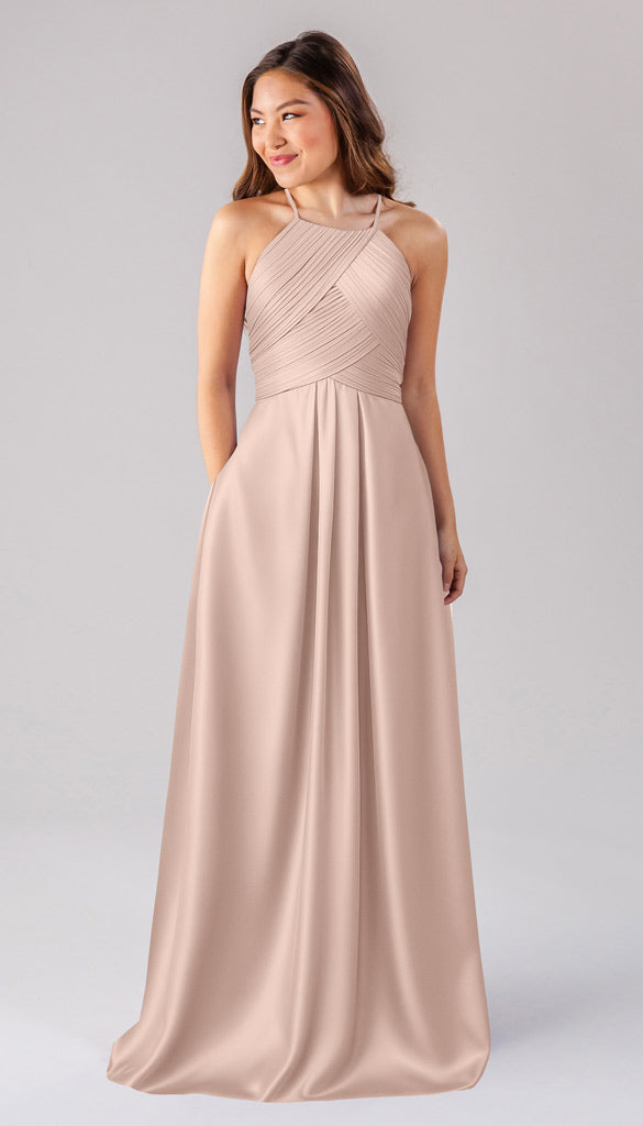 Kennedy Blue Milly Luxe Satin Bridesmaid Dress