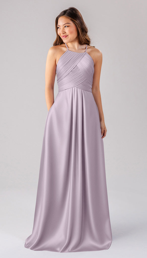 Kennedy Blue Milly Luxe Satin Bridesmaid Dress