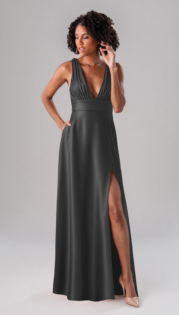 Rose Luxe Satin Bridesmaids Dress