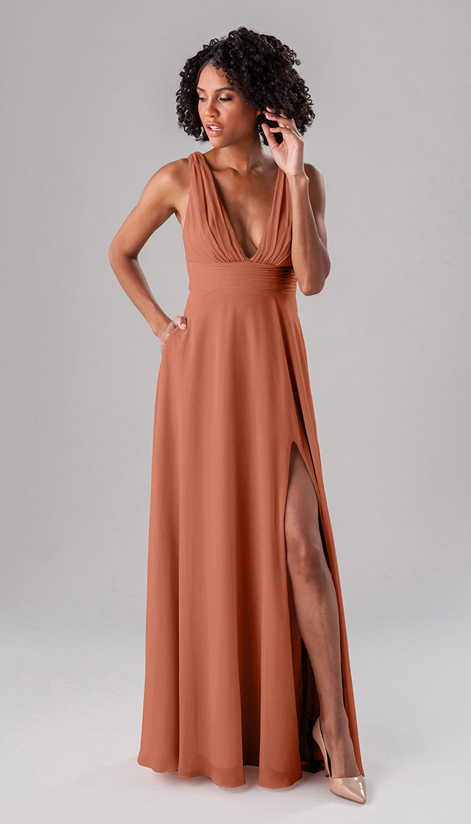 Burnt cheap rose dress