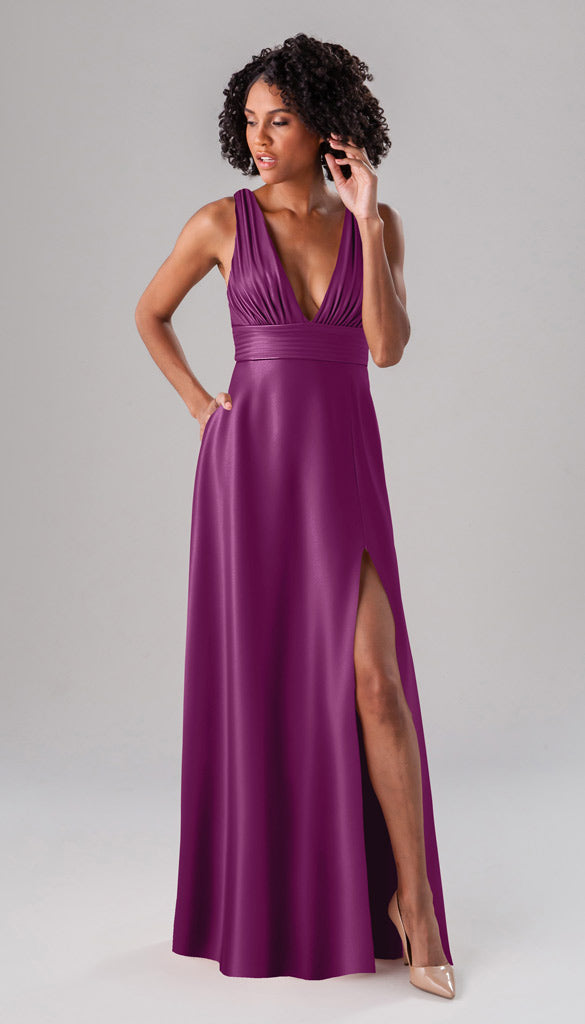 Rose Luxe Satin Bridesmaids Dress