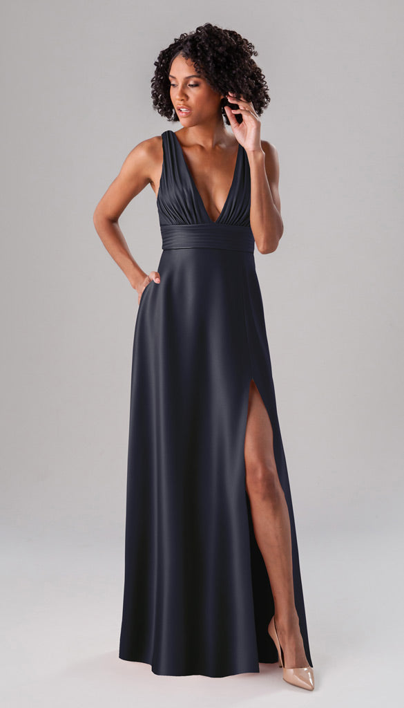 Rose Luxe Satin Bridesmaids Dress