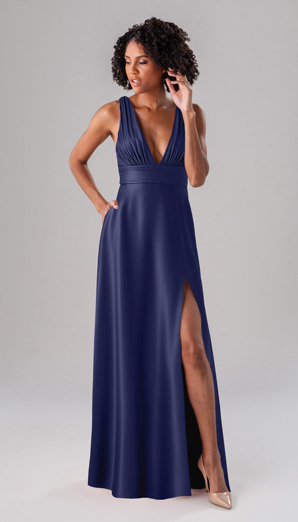 Kennedy Blue Rose Luxe Satin Bridesmaid Dress