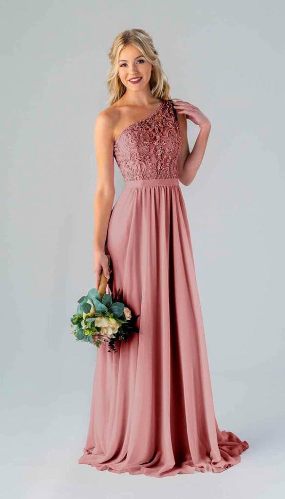 One Shoulder Dessy Dresses