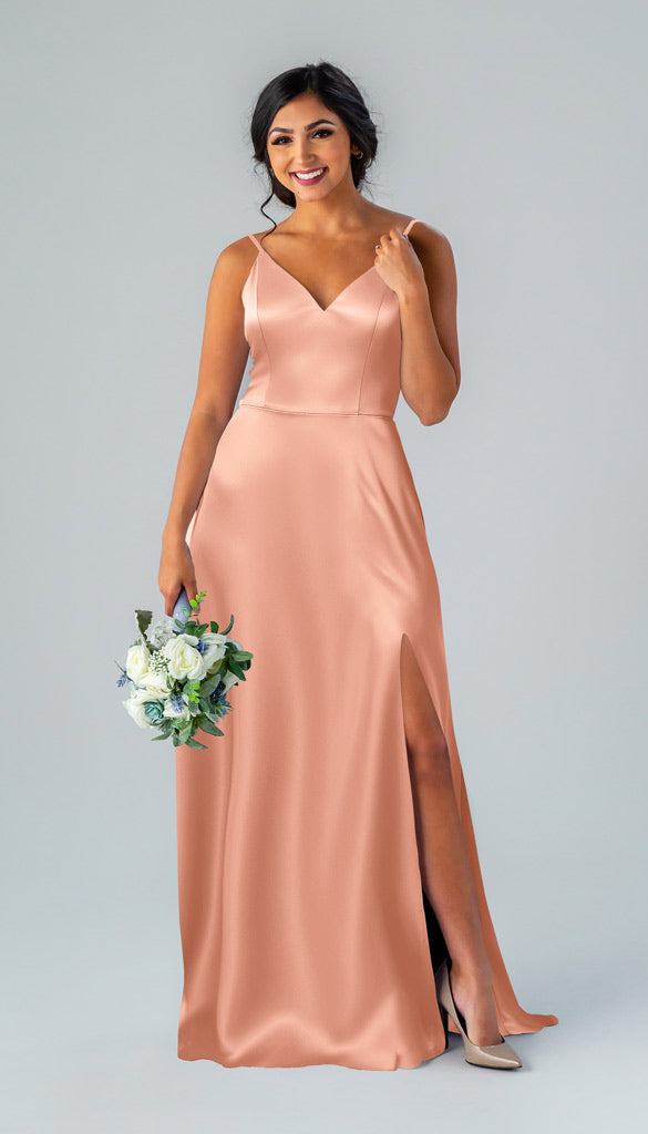 Kennedy Blue Sophie Luxe Satin Bridesmaid Dress