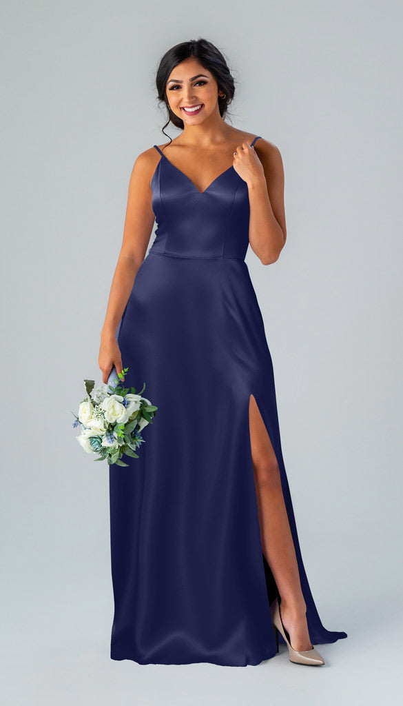Kennedy Blue Sophie Luxe Satin Bridesmaid Dress